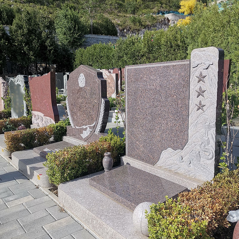 桃峰陵园忠德苑立碑02