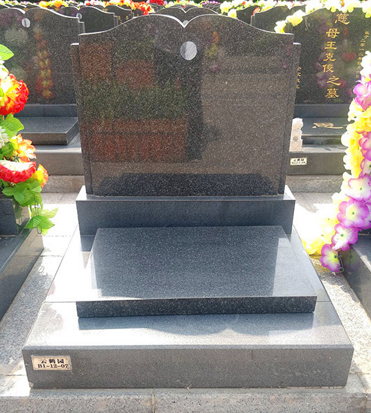 灵山宝塔陵园云鹤园静雅立碑