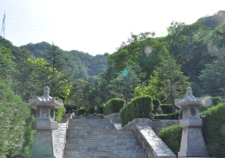 九公山陵园环境实拍