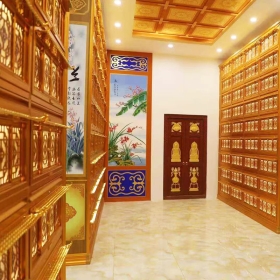 兰花厅壁葬平安层