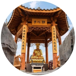 环湖生态陵园环境图