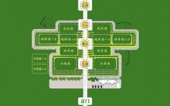 皇家龙山陵园环境实拍平面图