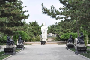 灵山宝塔陵园景观图片