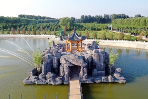 环湖生态陵园景观图片