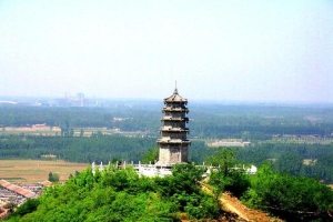 灵山宝塔陵园景观图片