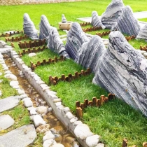 如意园景观石艺术卧碑1588001