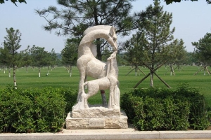 灵山宝塔陵园景观图片